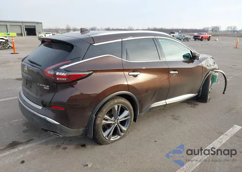 2019 Nissan Murano Platinum из США, поврежденный, VIN 5N1AZ2MS5KN103661